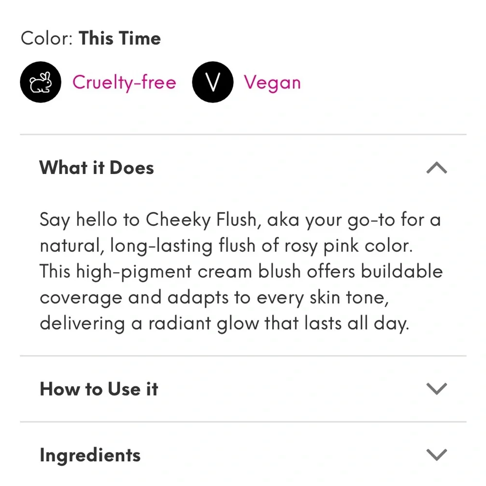 CintaLondon cheeky flush blush